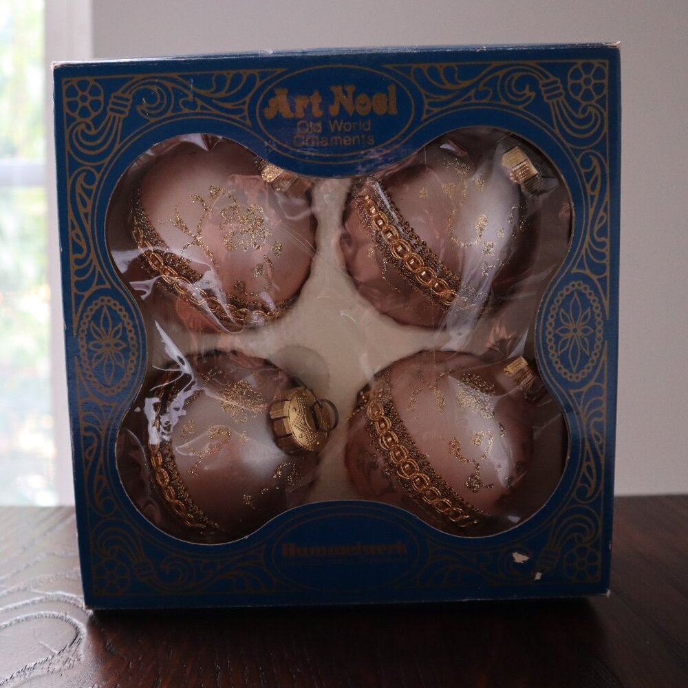 Rare Vintage Hummelwerk "Art Noel" Christmas Ornaments Set (Goebel Era)
